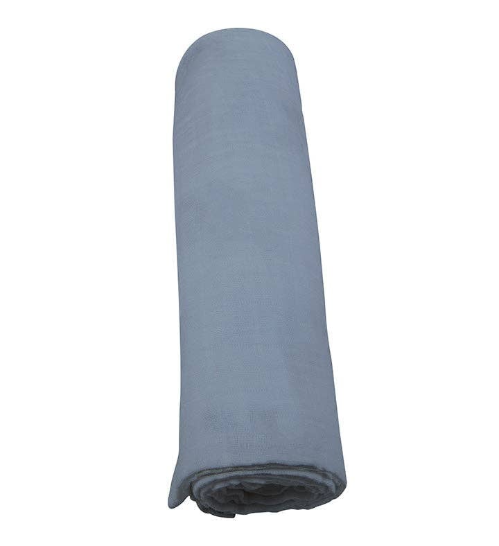 BABY - Blue Fog Cotton Swaddle - Image 3