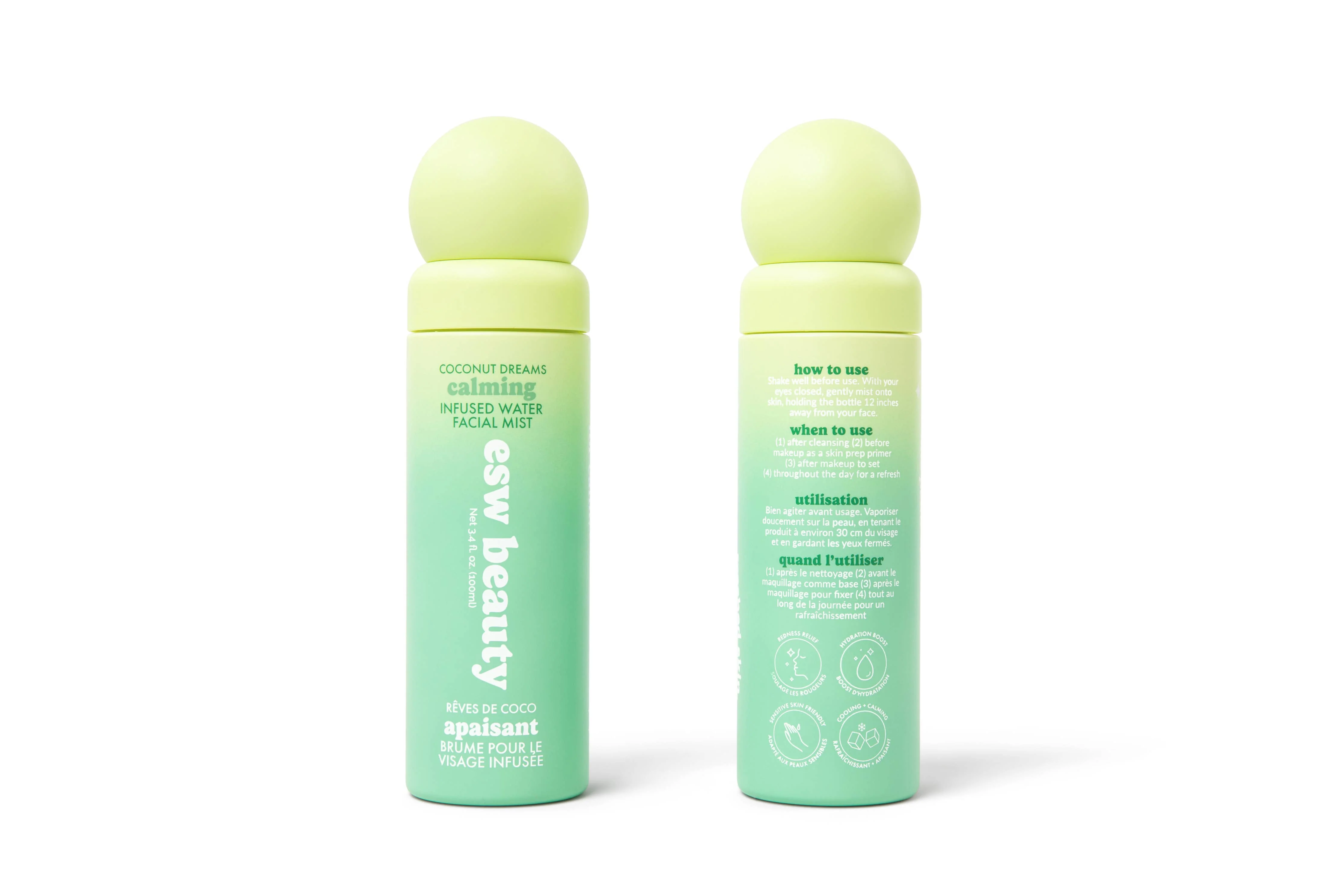 ESW BEAUTY - Coconut Dreams Calming Infused Water Facial Mist - Image 4