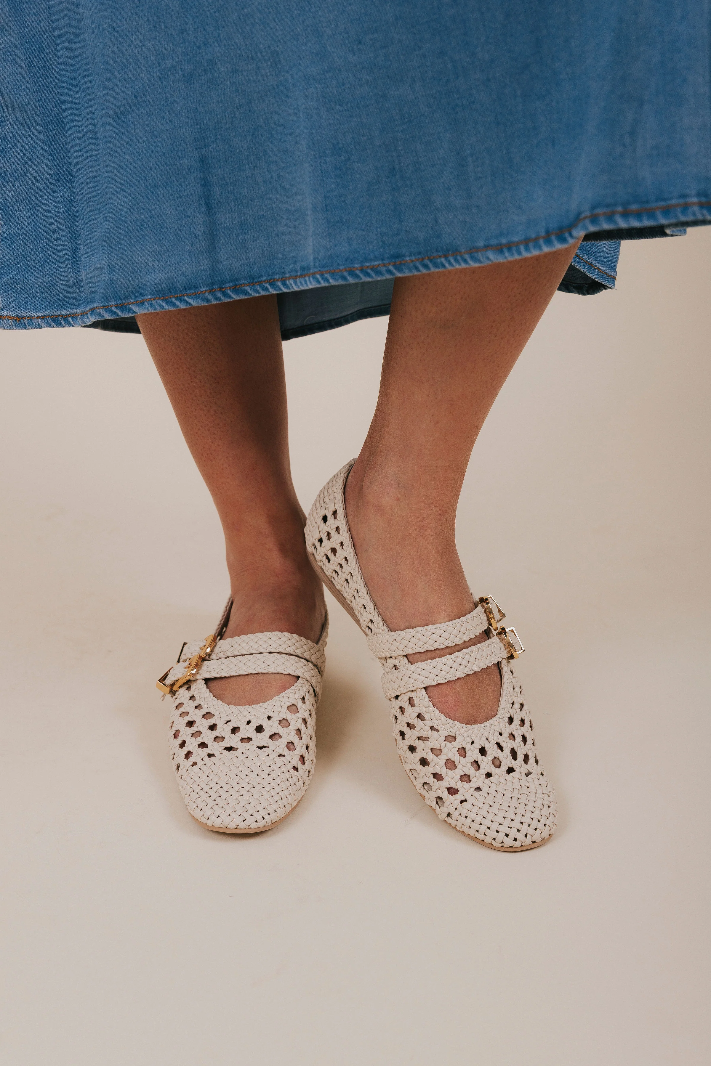 DOLCE VITA - Baylee Woven Ballet Flats - Image 2