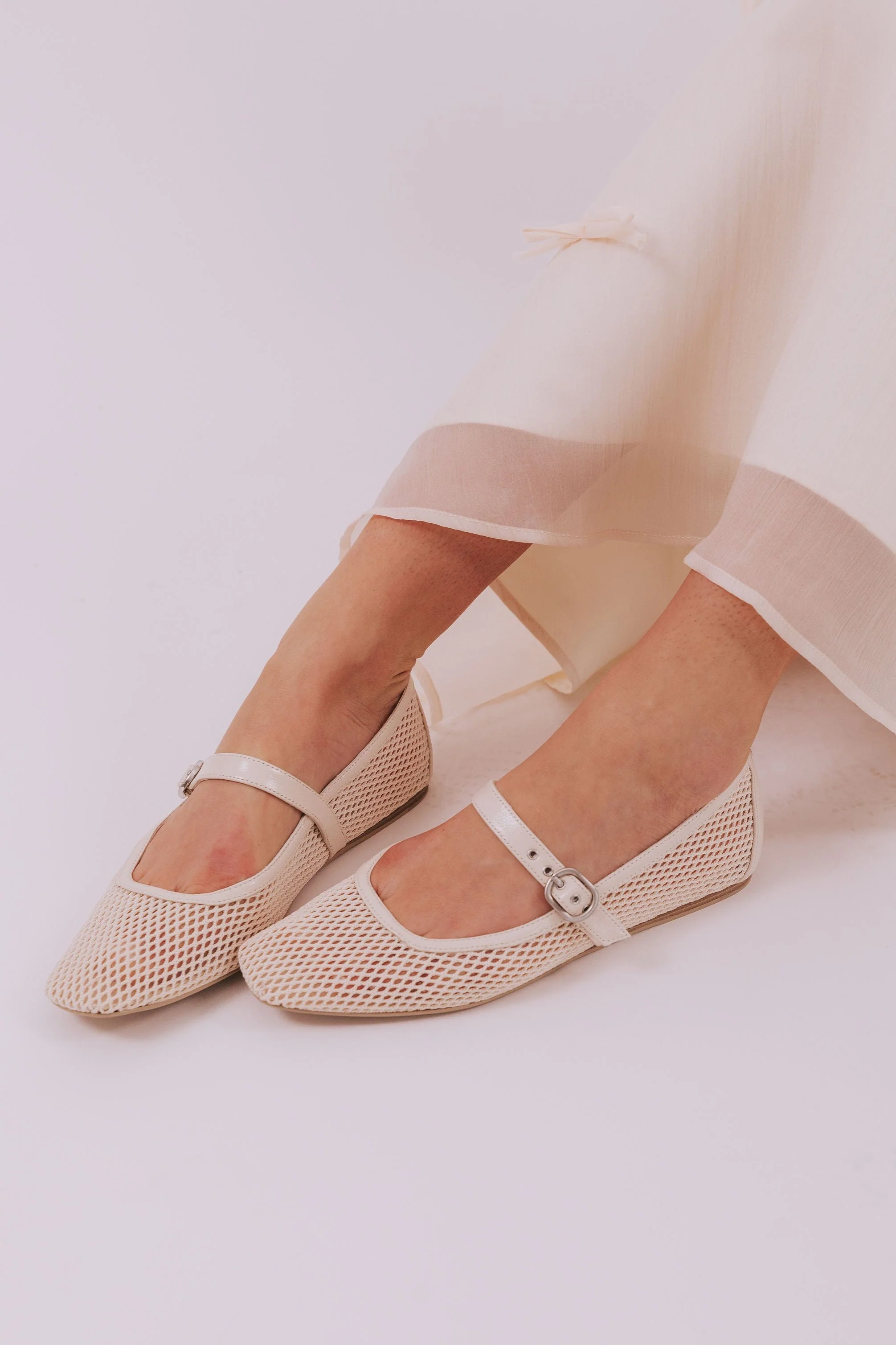 DOLCE VITA - Rodni Mesh Ballet Flats - Image 3