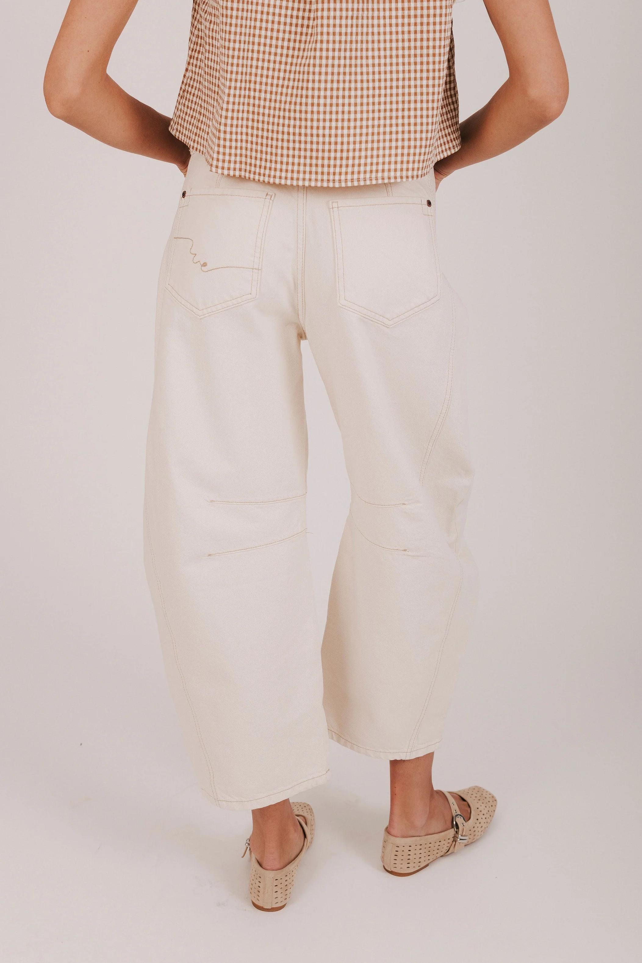 FREE PEOPLE - Good Luck Mid-Rise Barrel Jeans - 7 Colors! - Image 17