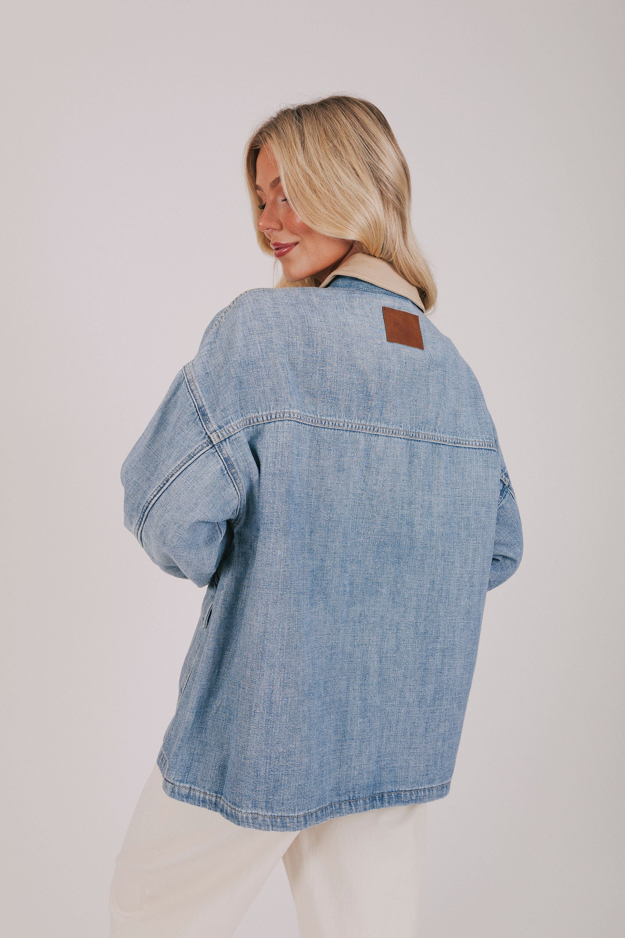 FREE PEOPLE - Lemon Denim Jacket - Image 4