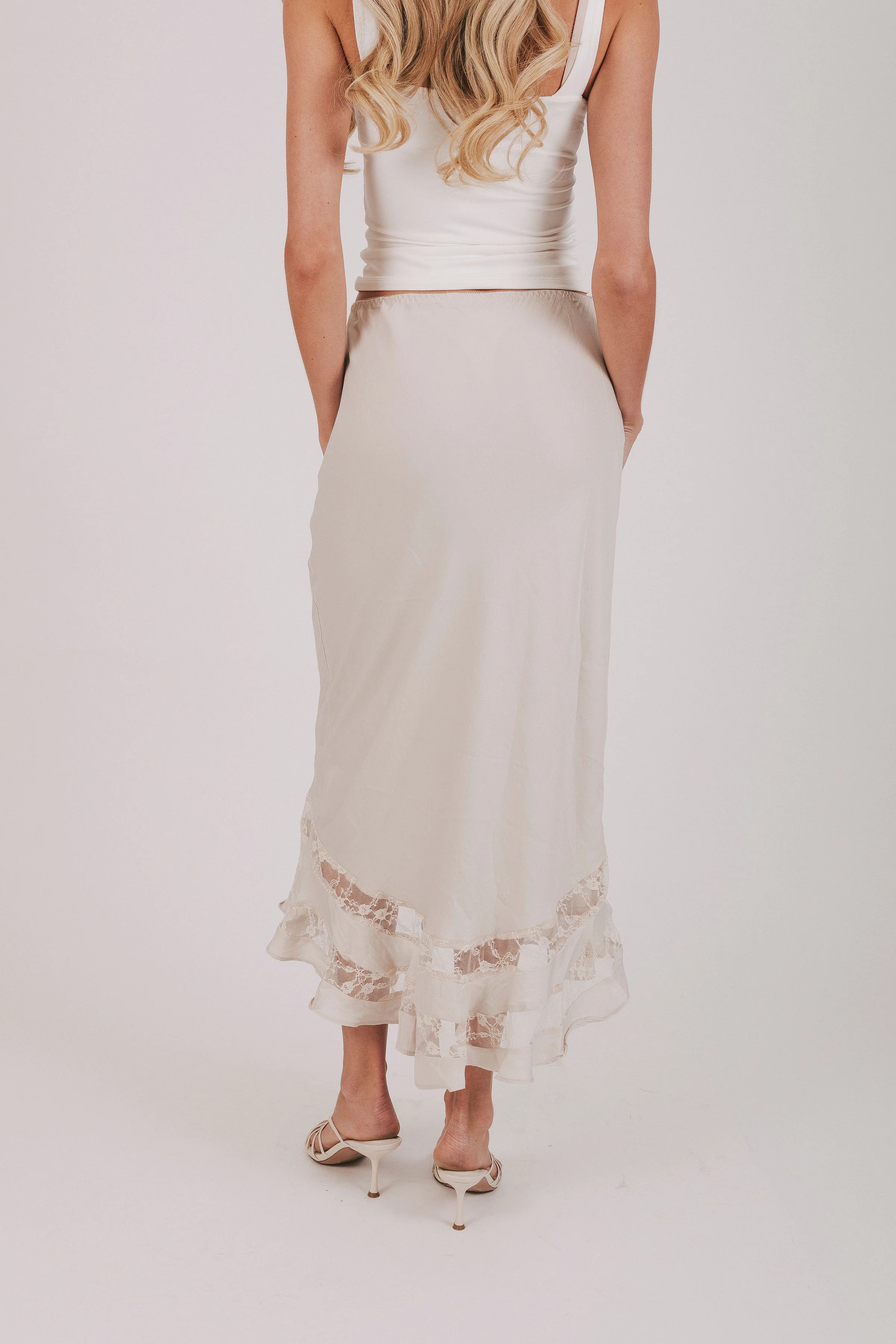 FREE PEOPLE - Long Lost Lover Maxi Slip Skirt - Image 4