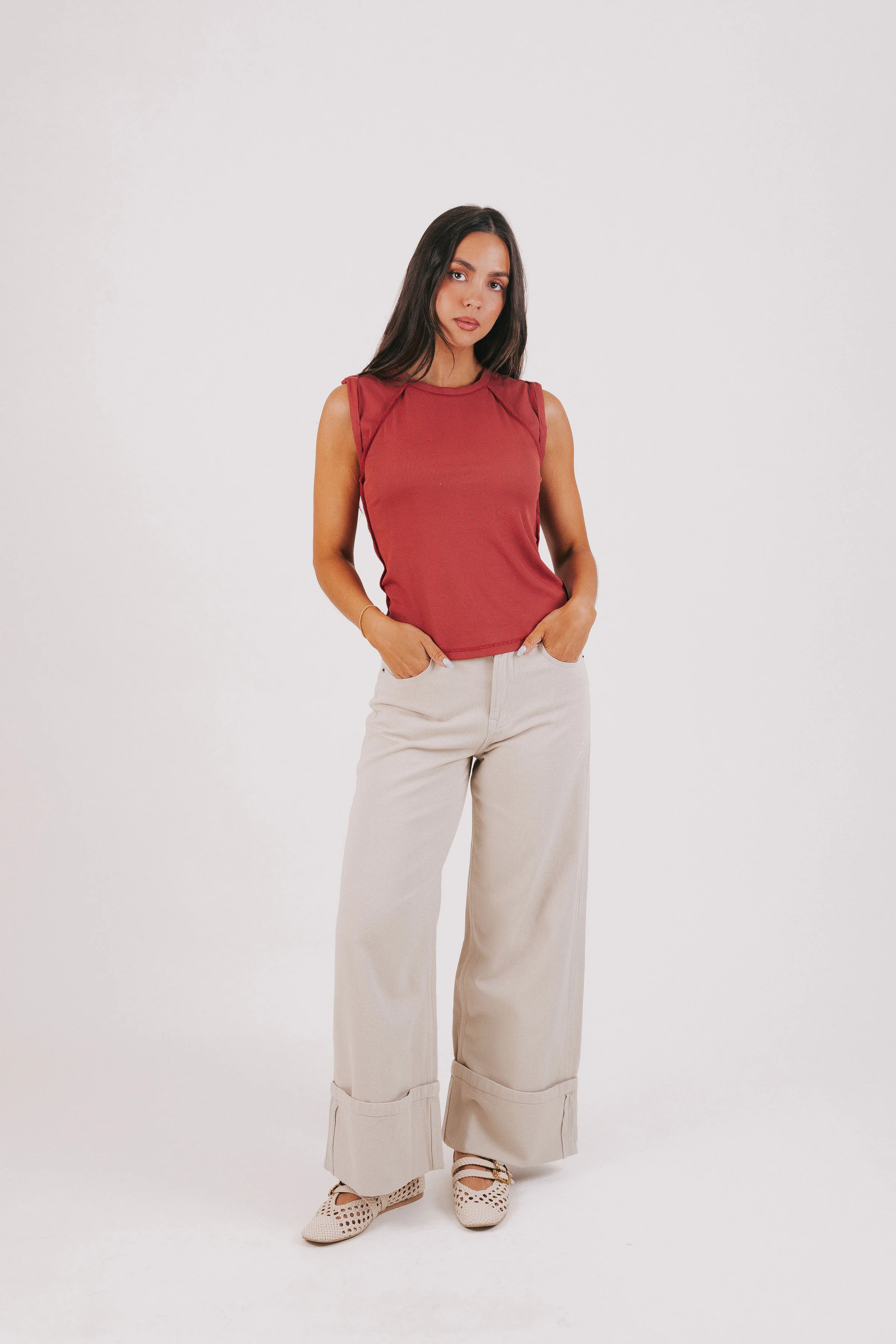 FREE PEOPLE - Love My Twist Muscle Tank - 2 Colors! - Image 10