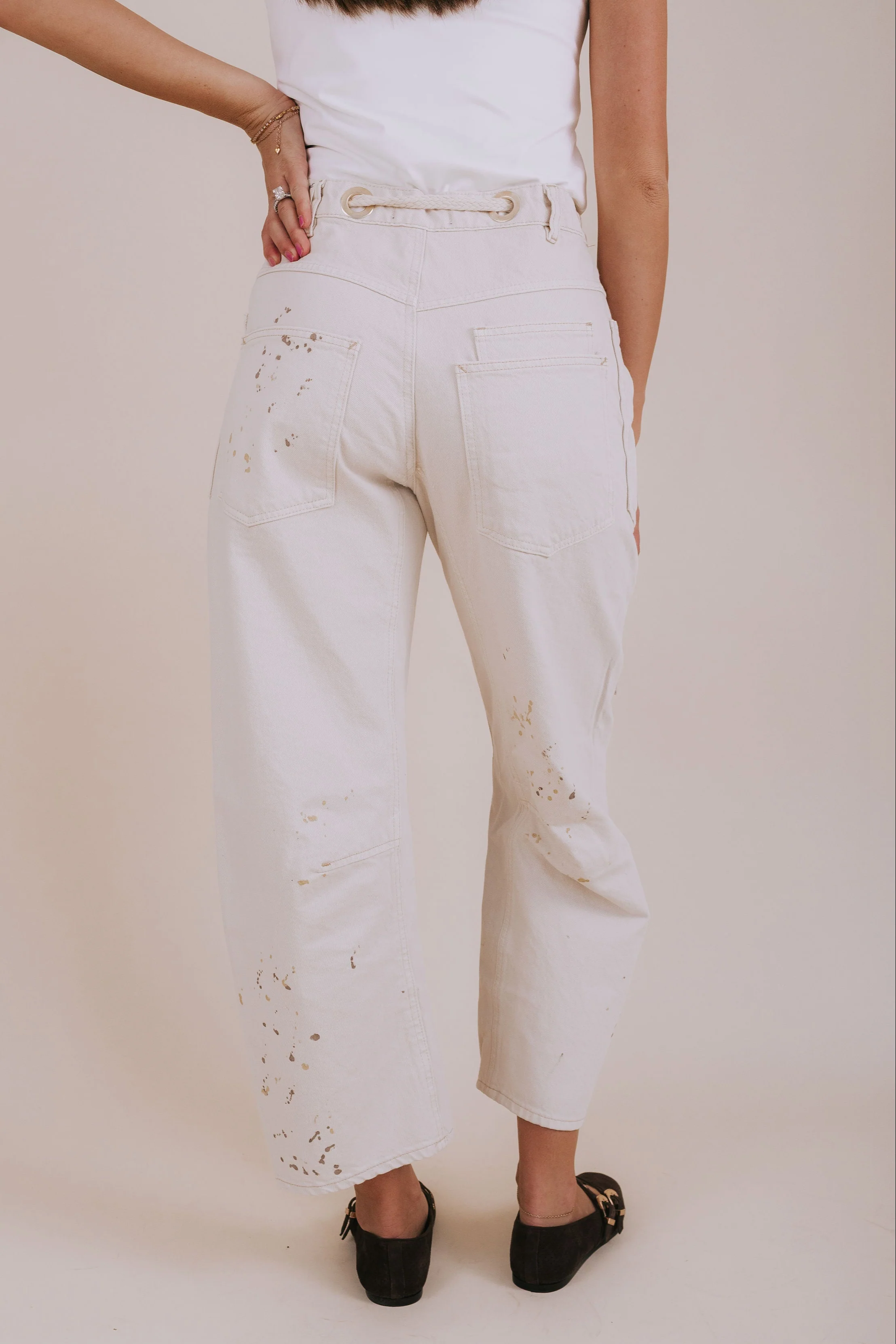 FREE PEOPLE - Moxie Pull-On Barrel Jeans - 2 Colors! - Image 7