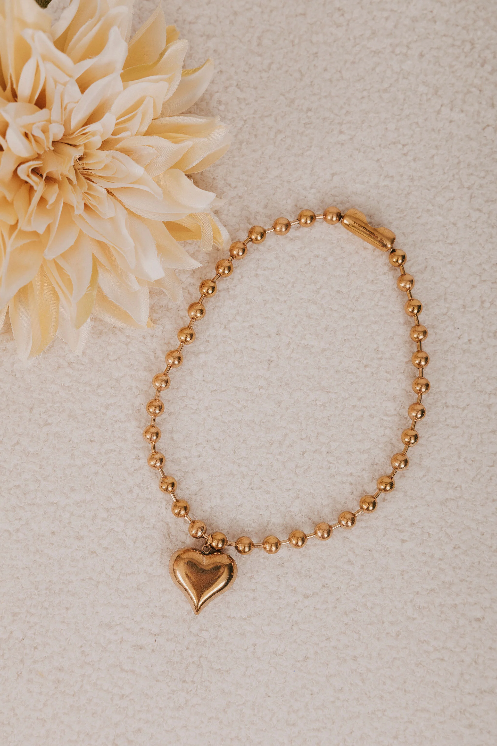 Hopeful Heart Necklace - 18K Gold Plated - Image 2