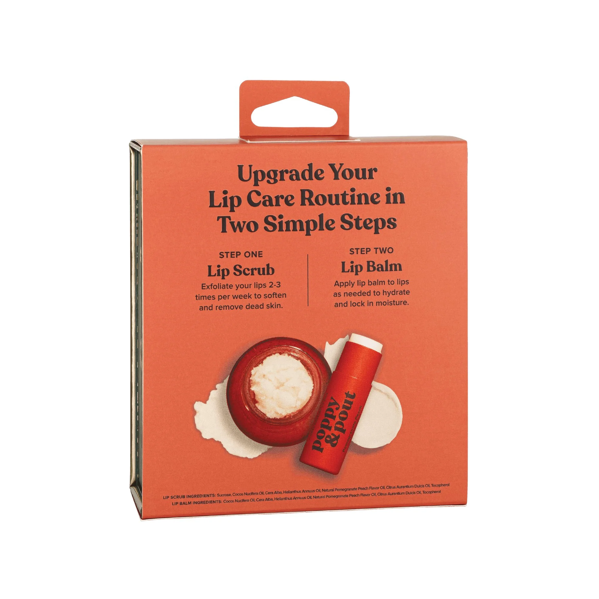 POPPY & POUT - Lip Care Duo - Pomegranate Peach - Image 8