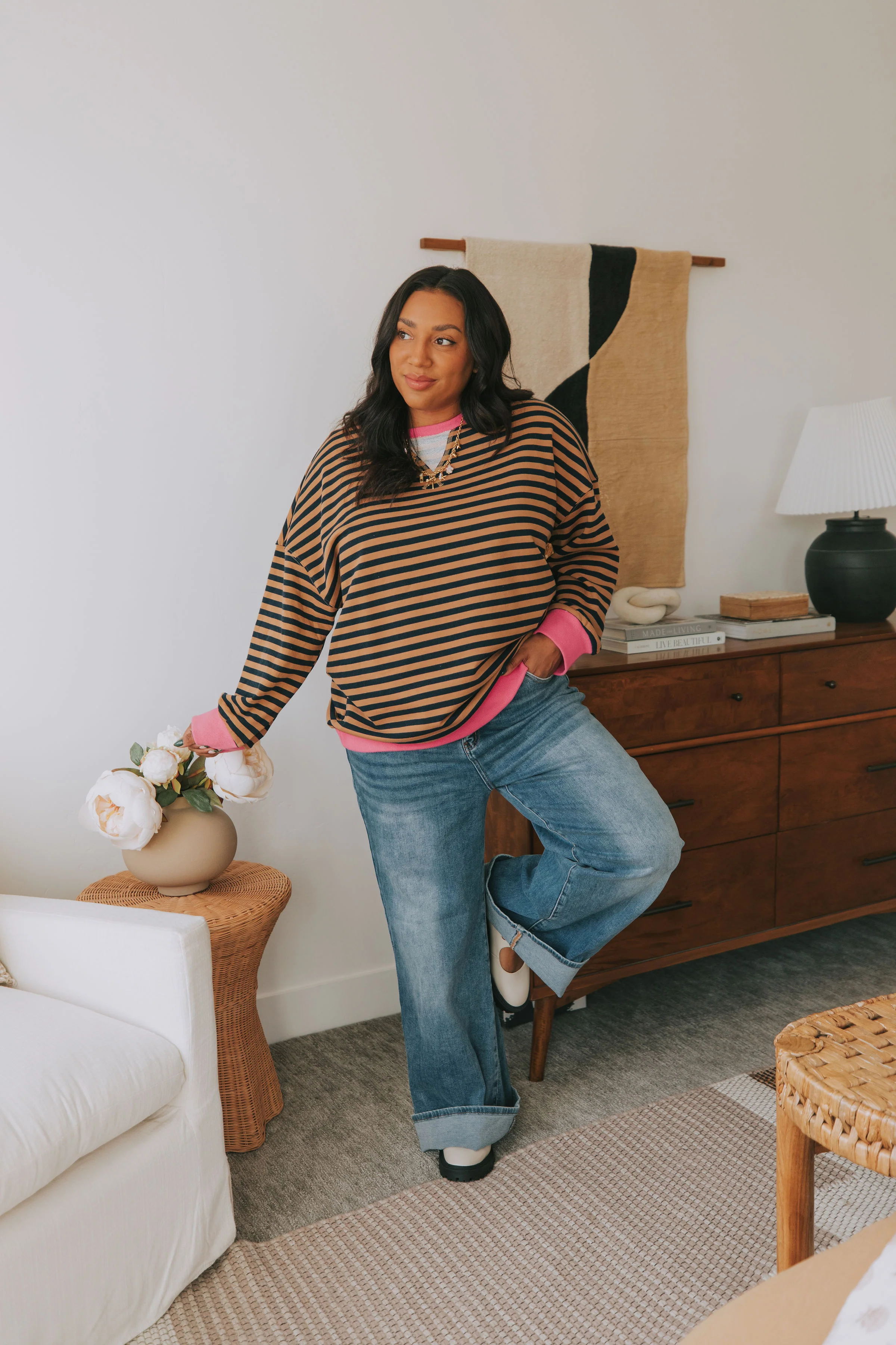 PLUS SIZE - Crazy About You Sweatshirt - Image 7