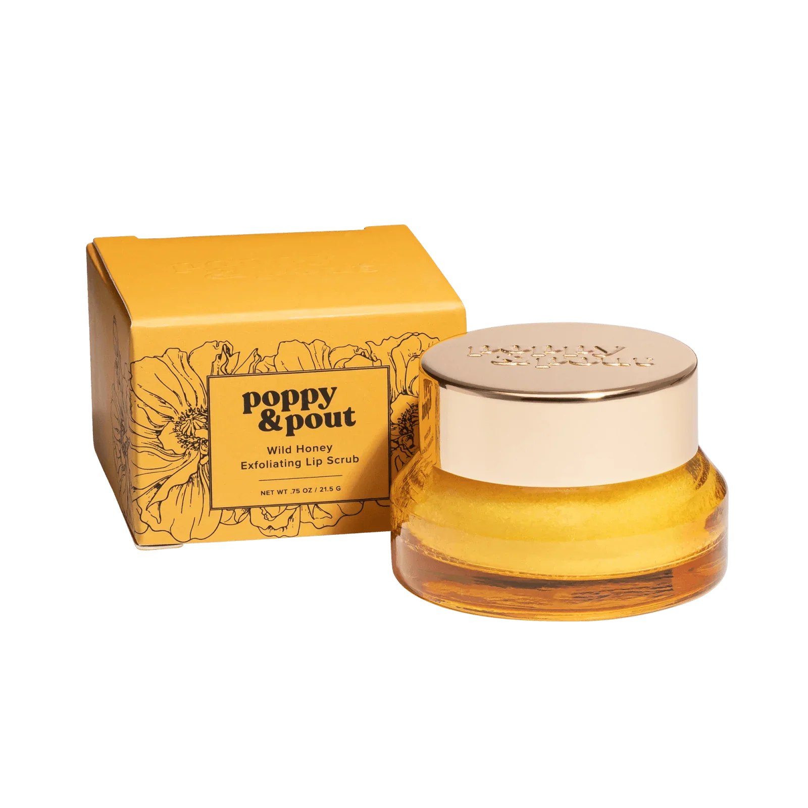 POPPY & POUT - Lip Scrub - Wild Honey - Image 2